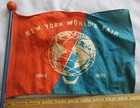 Original 1964 - 5 New York World s Fair 7 1 2  X 10 1 2  Flag On Pole