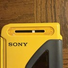 Vintage Sony Sports Walkman Wm-af54 Am fm Cassette Player 1989 Yellow Tested