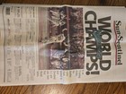 Marlins Win World Series 1997 Sun-semtinel Newspaper Full Paper Never Read