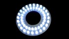 Custom Pro 48 Led Fountain Ring Light - White  Includes 12v Transformer