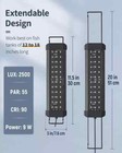 9w Aquarium Led Light For 12 To 18 Inch Fish Tanks Extendable Fish Tank Light Wi