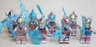 Set Of 8 Custom Lego Ultraman Silver Heroic Galactic Warrior Minifigures