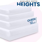 Premium Waterproof Bed Bug Mattress Cover  Queen Zippered Mattress Protector    