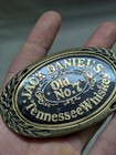 Vintage Jack Daniels Belt Buckle Whiskey Bourbon Solid Brass Western Cowboy