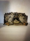 Vtg 1979 Owl Family Plaster Ceramic Wall Hanging  Set Of Two No Chips Or Cracks