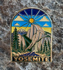 Yosemite Enamel Lapel Pin - National Park Travel Souvenir - Half Dome Badge
