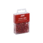 Jam Paper Small Paper Clips Red 100 pack  2185200 