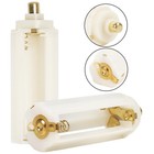 10pcs Aaa Battery Holder Adapter White Cylindrical Battery Storage Case Holde   