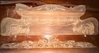 Lot Of 2 1800 To 1900 Antique Wooden Furniture Pediments Carved Wood