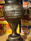 1910-1913 Antique Vintage Boxing Trophy Cup Pair Lot Canada F h  Fairbanks