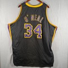 Mitchell   Ness Lakers Shaquille O neal 34 Jersey 1999-00 Black 4xl Nwot