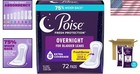 Wider Back Contourfit Overnight Incontinence Pads - 72 Count With 12 Hours Dry