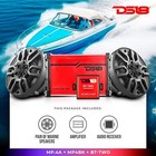 Ds18 4  2-way Marine Speakers Bundle With Amplifier And Bluetooth Receiver