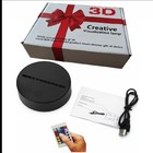 3d Romantic Love Led Night Light Usb 7 Color Changetable Bed Touch Lamp Gift Box