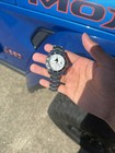 Men   s Diver Style Analog Wristwatch White Dial Date Black Rotating Bezel