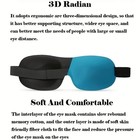 1 2 Pack Travel 3d Eye Mask Sleep Soft Padded Shade Cover Rest Relax Blindfold
