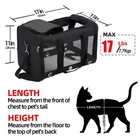 Soft Sided Cat dog Carrier collapsible Pets Travel Carriers For Pet puppy Wit   