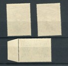 Australia Kgvi 1937-49 5s 10s   1 Thicker Paper High Values Sg176 Sg177 Sg178 Mnh