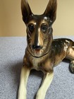 Vtg Cortendorf W  Germany Ceramic German Shepherd Figurine  2303 -as Is repaired