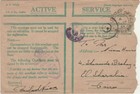 Egypt Army Mail Wwii  Camps  field Post Office  Send Cairo  Censored 1944 