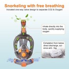 Full Face Scuba Diving Mask For Anti Fog Goggles Underwater Wide View Foldable