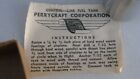Perrycraft  Control Line Model Airplane Engine Aluminum Fuel Tank Elf Corn Cob  