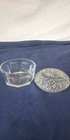 Pressed Glass Covered Powder Jar