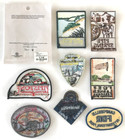 Vintage National Monuments Parks Sites Historical Travel Souvenir Patch Lot X 9