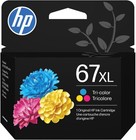 Genuine - Hp 67xl High Yield Tri-color Original Ink Cartridge - 3ym58an - 6 2027