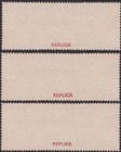 Usa 1930 Graf Zeppelin Airmail Stamp Set Mnh Reproduction Stamp Sv