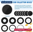 60 Pcs Coin Capsules For Collectors  Silver Dollar Coin Holders With Adjustab   