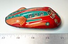 Vintage Japan Explorer Tin Litho Space Rocket Ship Nice 