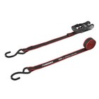 Husky Ratchet Tie-down Straps 4-pack 1 In  X 12 Ft  Quick Release Hook 1500 Lbs 