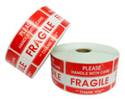 2x3  Please Handle With Care fragile thank You  500 Labels Per Roll  1-60 Rolls