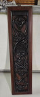 Antique Carved Oak Panel Architectural Salvage Wall Plaque Relief 1850s 25 