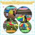 Parachute 10 Feet For Kids With 12 Handles Play Parachute For 8 12 Kids Tent    