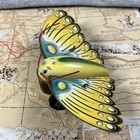 Vintage Early Chinese Tinplate Clockwork windup Moth Or Butterfly Free Ship
