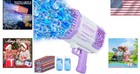 Led Light Bubble Blower Toy For Indoor   Outdoor Fun