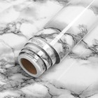 Gloss Marble Granite Wallpaper Vinyl Wrap Film Home White Black Pink Grain Stone