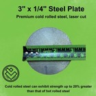  4  -1 4  Round Steel Plates  3  Diameter  Cold Rolled Steel  Disk  Circle
