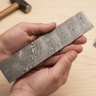 Hand Forged Damascus Steel Billet Twisted 1095 15n20 Knife Making Blank Bar 10 