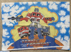 Vintage Transformers Bedding Twin Bed Flat Fitted Sheet Set Pillowcase 1984