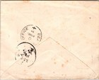 1894 Madura British India Letter Mail Cover To Leipzig Germany