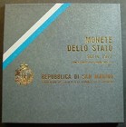 1977 San Marino - Official Bu Unc Mint Set  9  W  Silver 500 Lire - Beauty