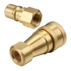6set 1 4  Quick Disconnect Coupler Valve For Carpet Cleaning Wand Truck Valve