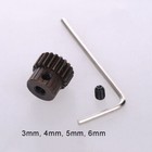 Pinion Gear 45  Steel Metal 20t 0 5m Module 3 4 5 6mm Hole For Rc Car Motor