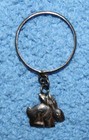 Vintage Sterling Silver Child s Bunny Rabbit Dangle Ring Size 4 Easter
