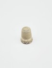 Antique 14k Yellow Gold Sewing Thimble Etched Initials M h m 1887 G1