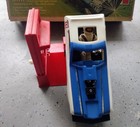 Vintage 1974 Evel Knievel Stunt   Crash Car With Action Figure  Cane   Box