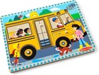 Melissa   Doug Wooden The Wheels On The Bus Transportation Sound Puzzle 6-verses